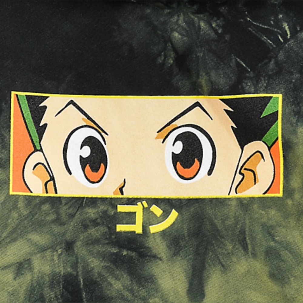 Hypland Hunter x Hunter Gon Eyes Green tie-dye hoodie - Picture 3 of 8
